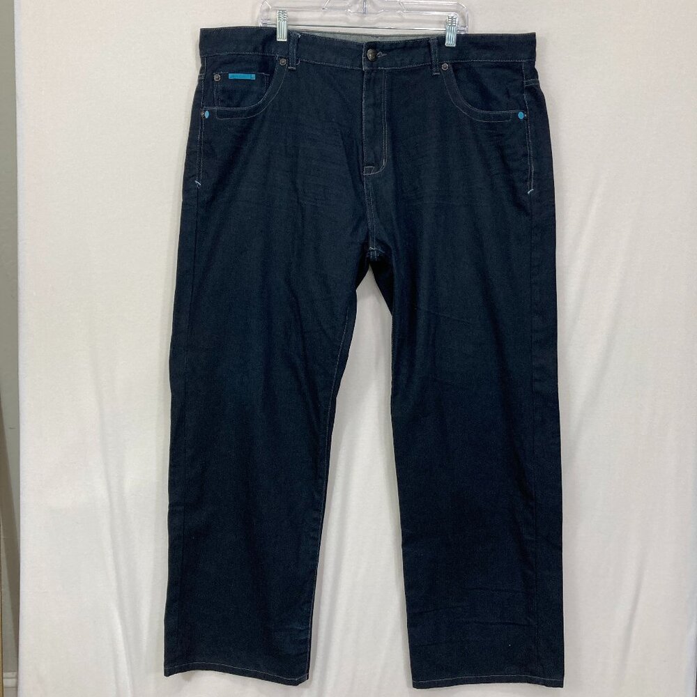 Ecko Unltd‎ Mens Jeans size 42W x33L Dark Wash Baggy Fit Skater Grunge Y2K